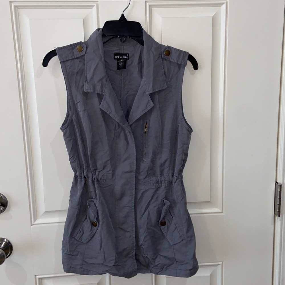 Y2K wet seal jacket vest size small